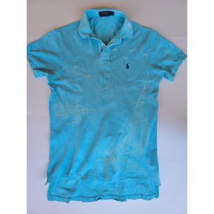 Polo Ralph Lauren Men's Blue Polo Shirt Small Pony Size L